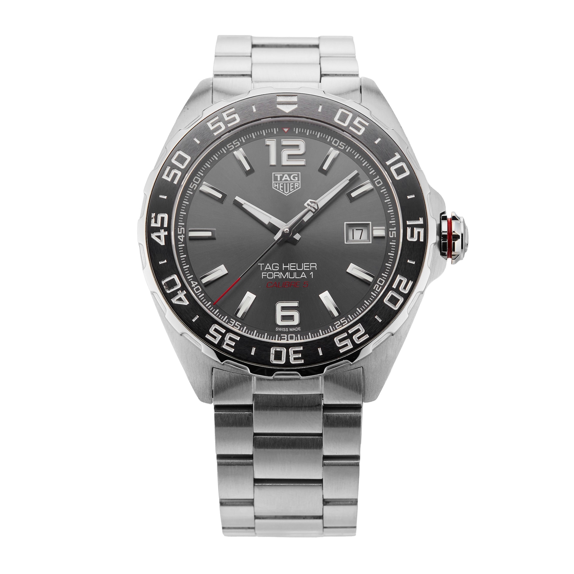Pre-Owned TAG Heuer Formula 1 Date Automatic 43mm Stainless Steel WAZ2011.BA0842