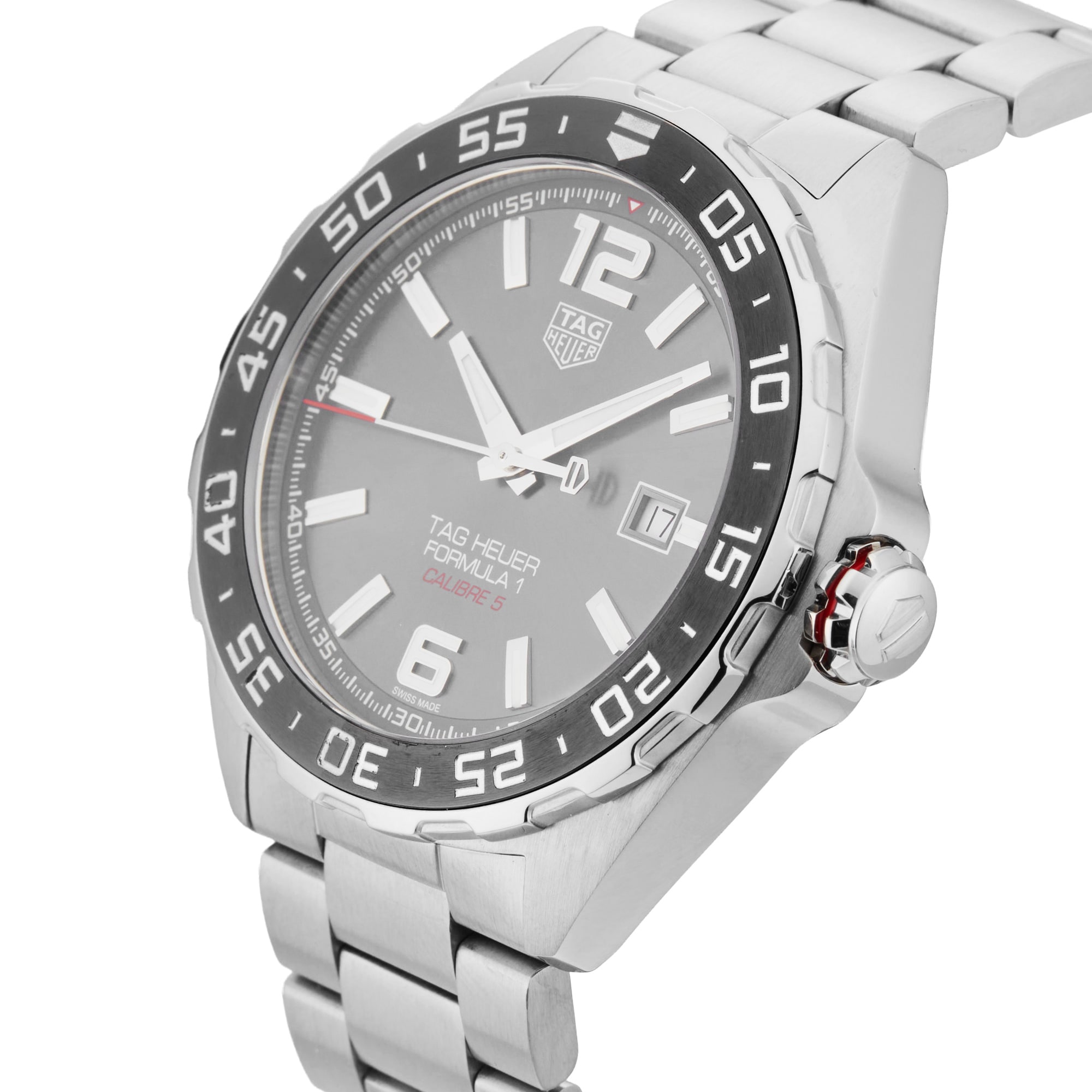 Pre-Owned TAG Heuer Formula 1 Date Automatic 43mm Stainless Steel WAZ2011.BA0842