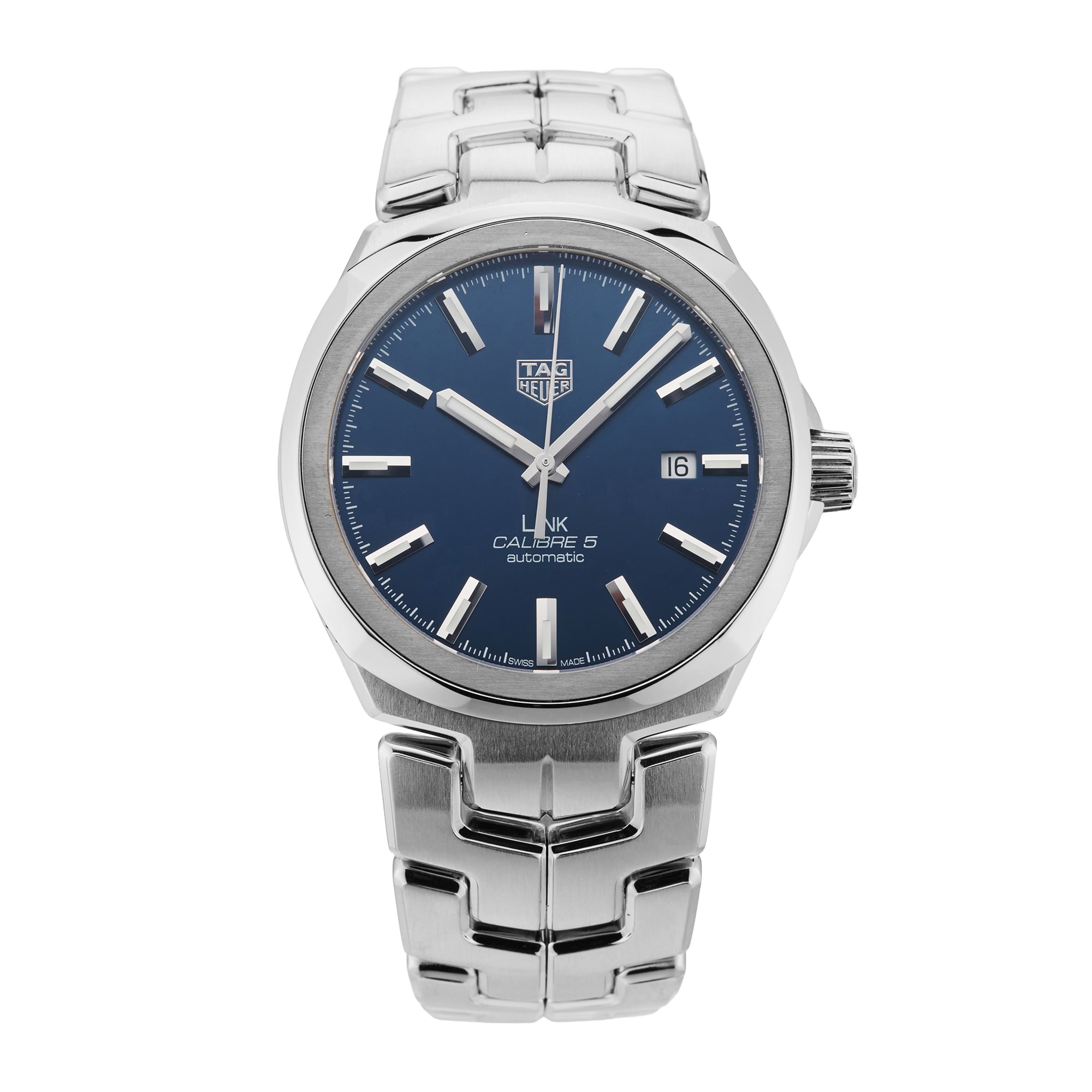 Pre-Owned TAG Heuer Link Date 41mm Stainless Steel Pre-Owned TAG Heuer Link Date 41mm Stainless Steel