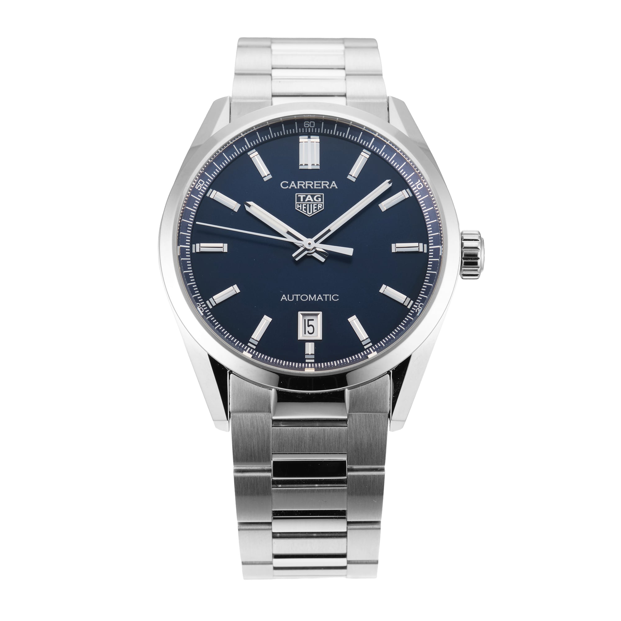 Pre-Owned TAG Heuer Carrera 39mm Stainless Steel WBN2112.BA0639 Pre-Owned TAG Heuer Carrera 39mm Stainless Steel WBN2112.BA0639