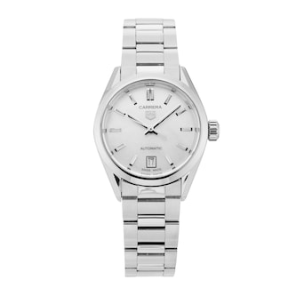 Pre-Owned TAG Heuer Carrera Date Automatic 29mm Stainless Steel Pre-Owned TAG Heuer Carrera Date Automatic 29mm Stainless Steel