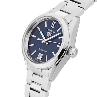 Pre-Owned TAG Heuer Carrera Date Automatic 29mm Stainless Steel Pre-Owned TAG Heuer Carrera Date Automatic 29mm Stainless Steel