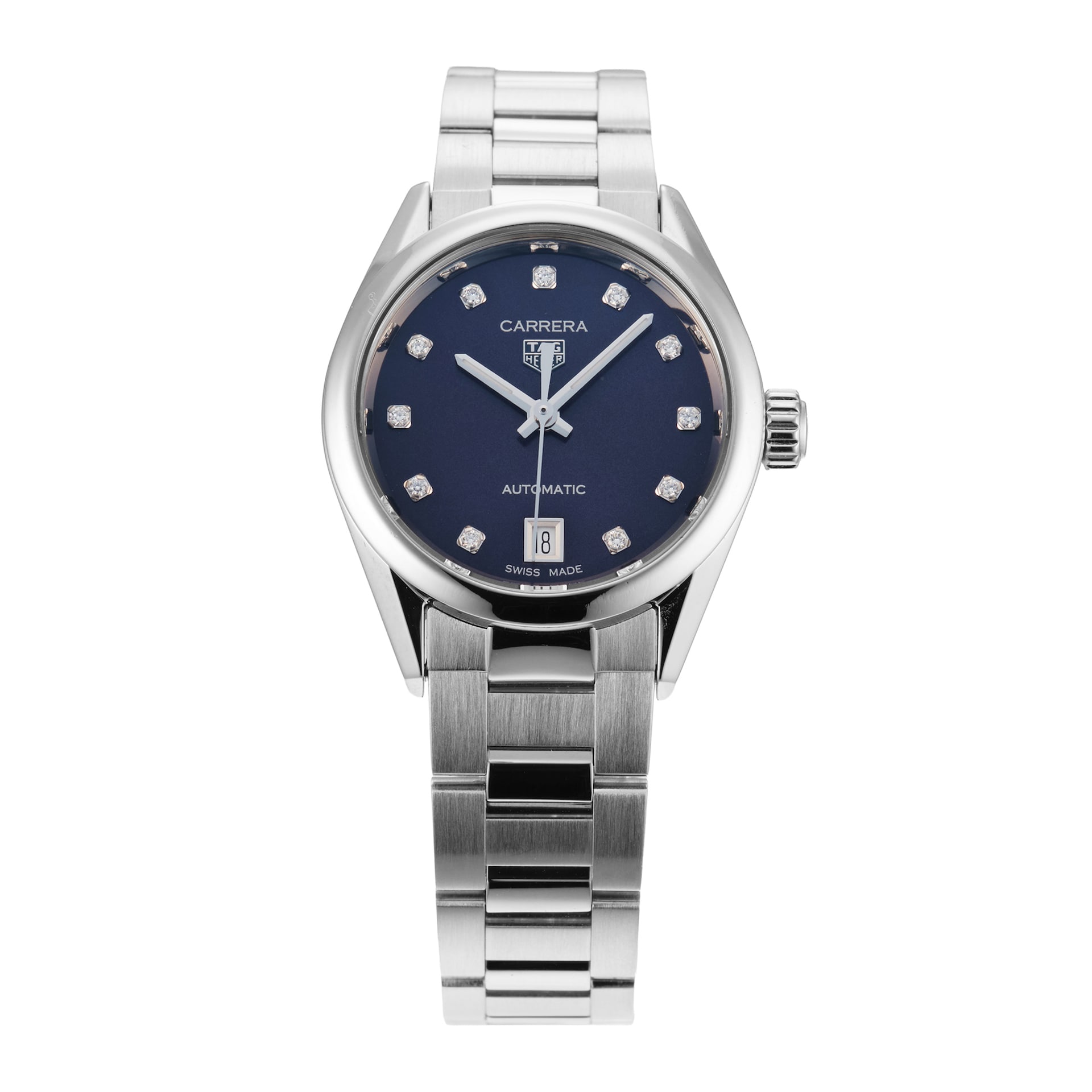 Pre-Owned TAG Heuer Carrera Date Automatic 29mm Stainless Steel Pre-Owned TAG Heuer Carrera Date Automatic 29mm Stainless Steel