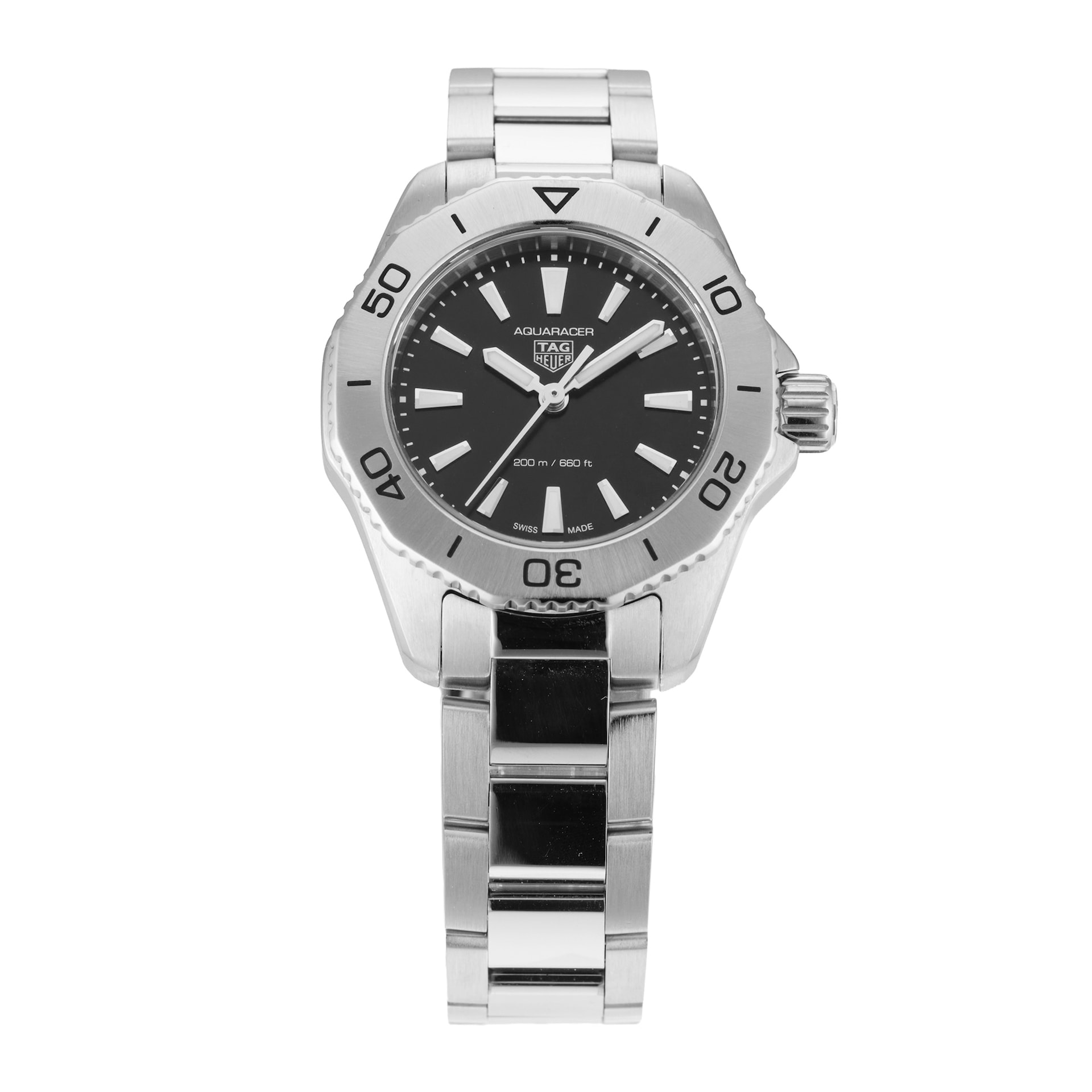 Pre-Owned TAG Heuer Aquaracer Professional 30mm Stainless Steel Pre-Owned TAG Heuer Aquaracer Professional 30mm Stainless Steel