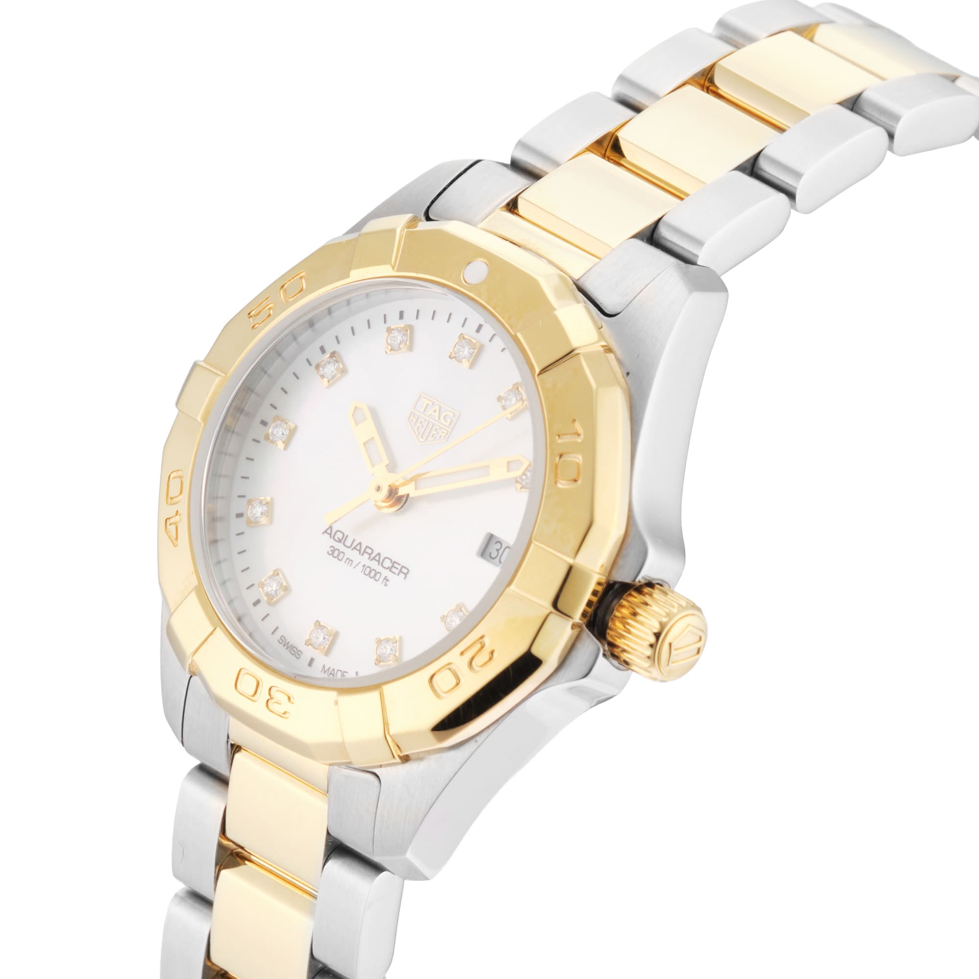 Pre-Owned TAG Heuer Aquaracer Date 27mm Stainless Steel Pre-Owned TAG Heuer Aquaracer Date 27mm Stainless Steel