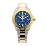 Pre-Owned TAG Heuer Aquaracer Professional Solargraph 40mm Stainless Steel and Yellow Gold PVD