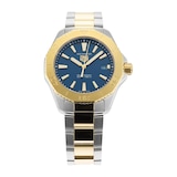 Pre-Owned TAG Heuer Aquaracer Professional Solargraph 40mm Stainless Steel and Yellow Gold PVD