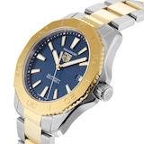 Pre-Owned TAG Heuer Aquaracer Professional Solargraph 40mm Stainless Steel and Yellow Gold PVD