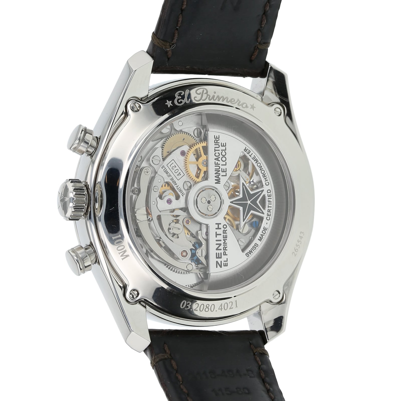 Pre Owned Zenith El Primero Chronomaster Power Reserve Mens Watch 03.2080.4021 032080402101C494 DNR Mappin and Webb