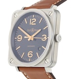 Pre-Owned Bell & Ross Golden Heritage Mens Watch BRS-92-S