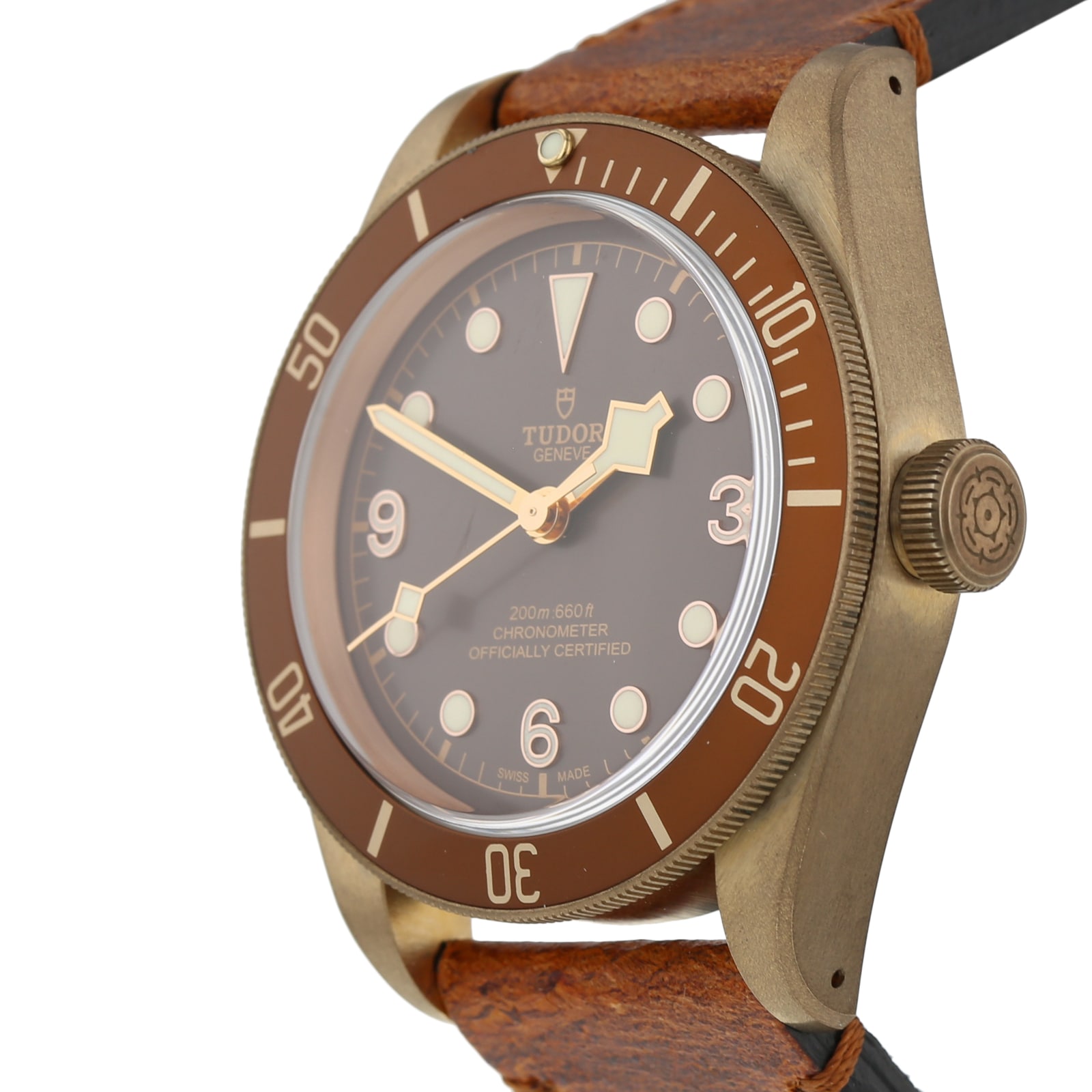 Pre-Owned Tudor Black Bay Bronze Mens Watch M79250BM