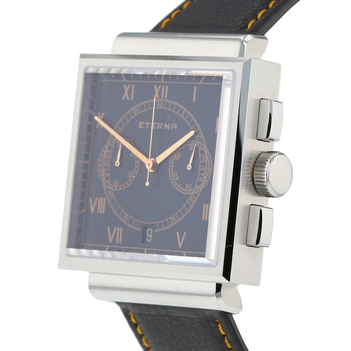 Pre-Owned Eterna Eterna Heritage 1938 Chronograph Mens Watch 1938.41.45.1250
