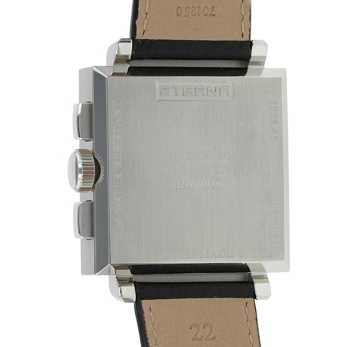 Pre-Owned Eterna Eterna Heritage 1938 Chronograph Mens Watch 1938.41.45.1250