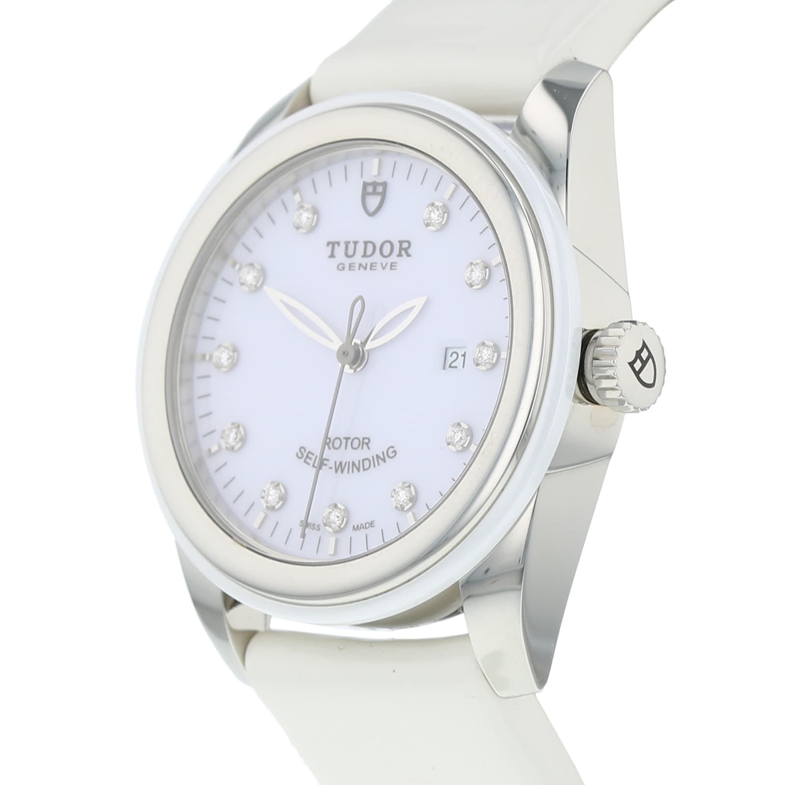 Pre-Owned Tudor Glamour Date Ladies Watch 53010W