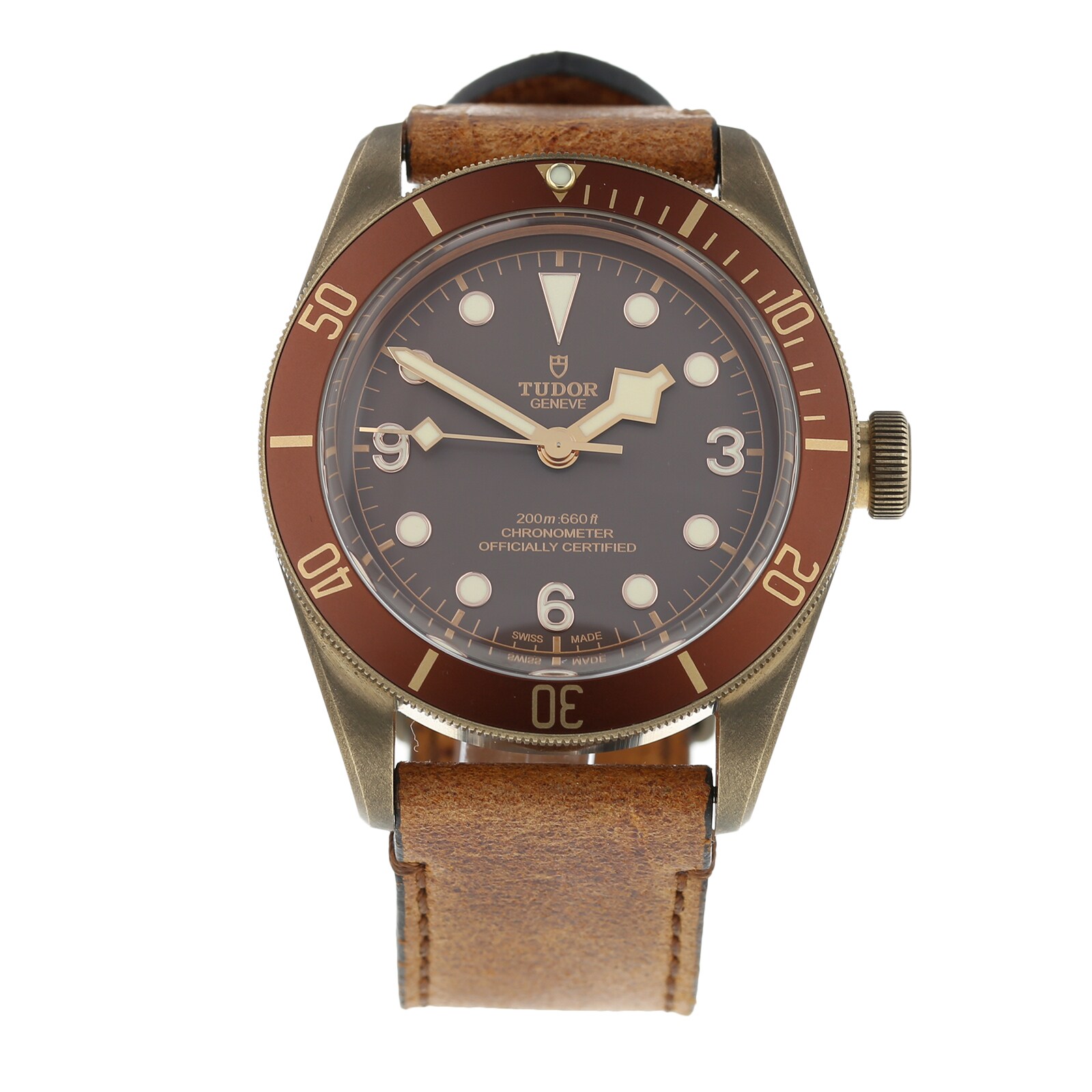 Pre-Owned Tudor Pre-Owned Tudor Heritage Black Bay Bronze Mens Watch 79250BM