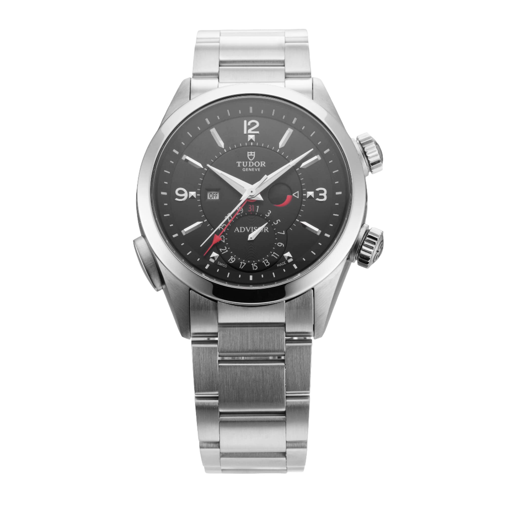 Pre-Owned Tudor Pre-Owned Tudor Heritage Advisor Mens Watch 79620T Pre-Owned Tudor Pre-Owned Tudor Heritage Advisor Mens Watch 79620T