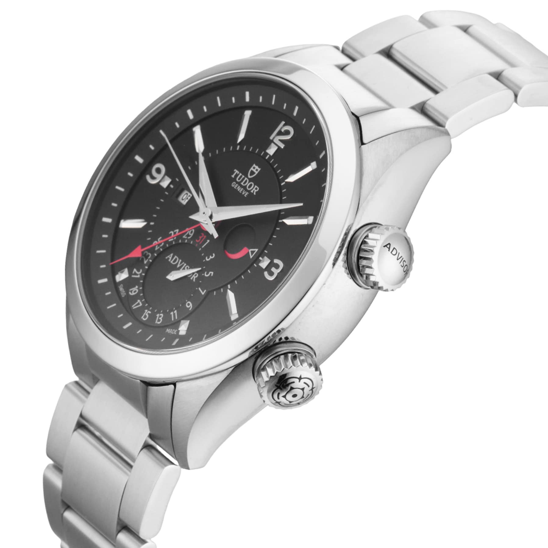 Pre-Owned Tudor Pre-Owned Tudor Heritage Advisor Mens Watch 79620T Pre-Owned Tudor Pre-Owned Tudor Heritage Advisor Mens Watch 79620T
