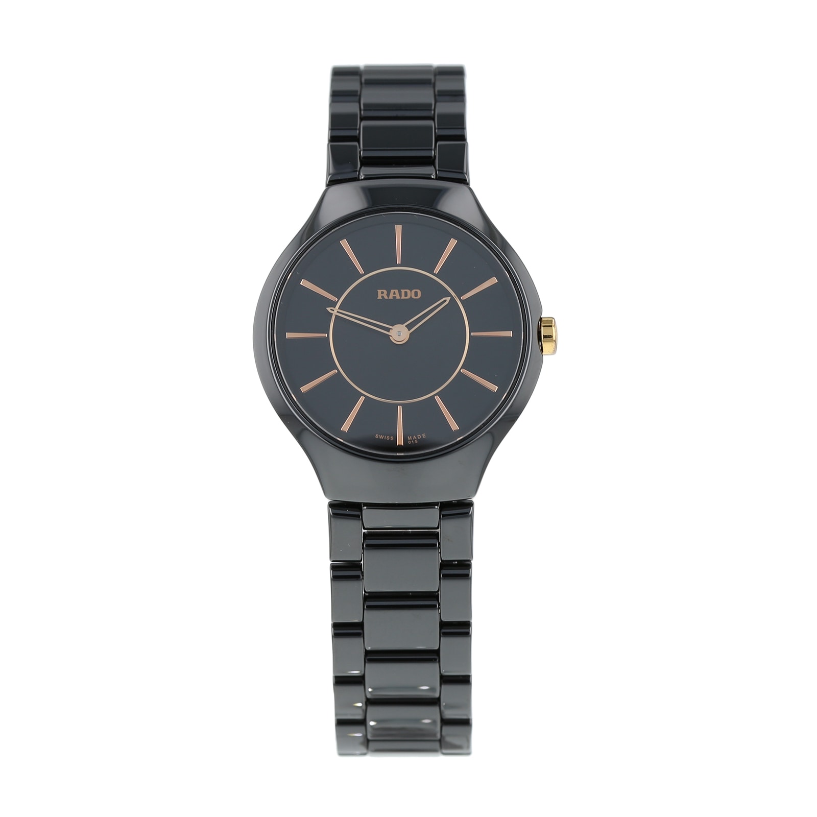 Pre-Owned Rado True Thinline Ladies Watch R27742152 Pre-Owned Rado True Thinline Ladies Watch R27742152