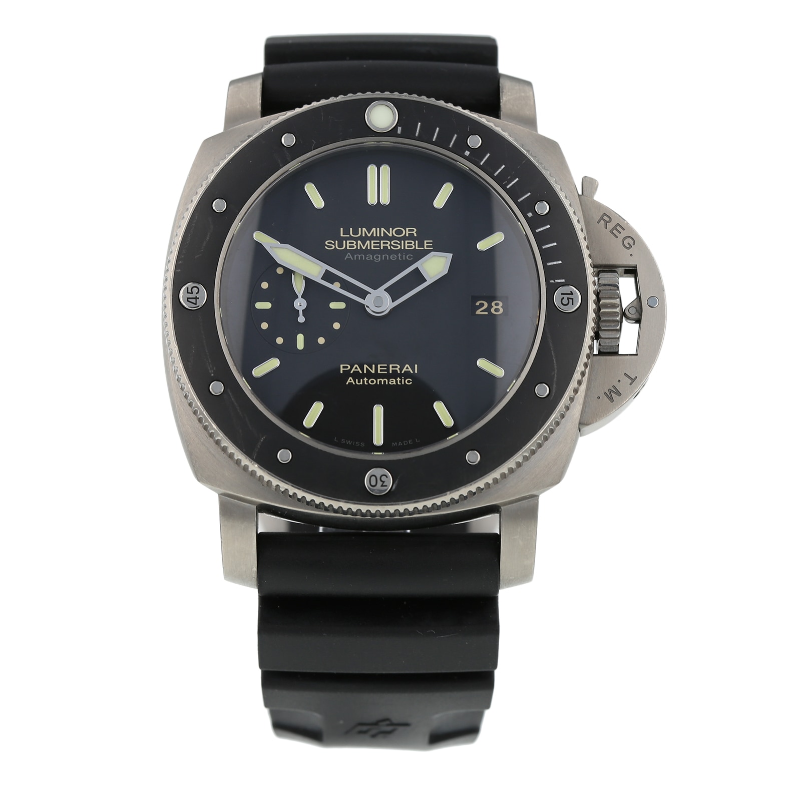 Pre Owned Panerai Pre Owned Panerai Submersible Amagnetic Mens