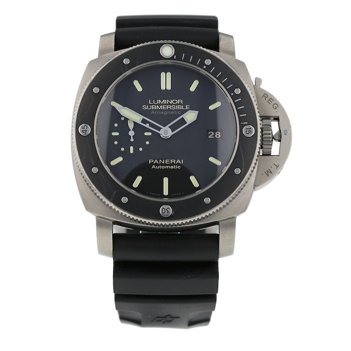 Pre-Owned Panerai Pre-Owned Panerai Submersible Amagnetic Mens Watch PAM00389