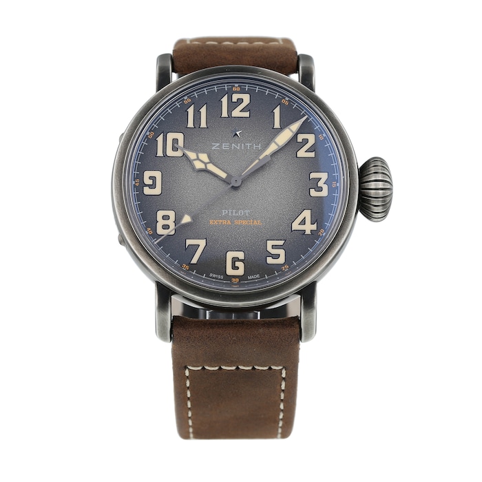 Pre-Owned Zenith Pre-Owned Zenith Pilot Type 20 Extra Special Ton Up Mens Watch 11.2430.679/21.C801