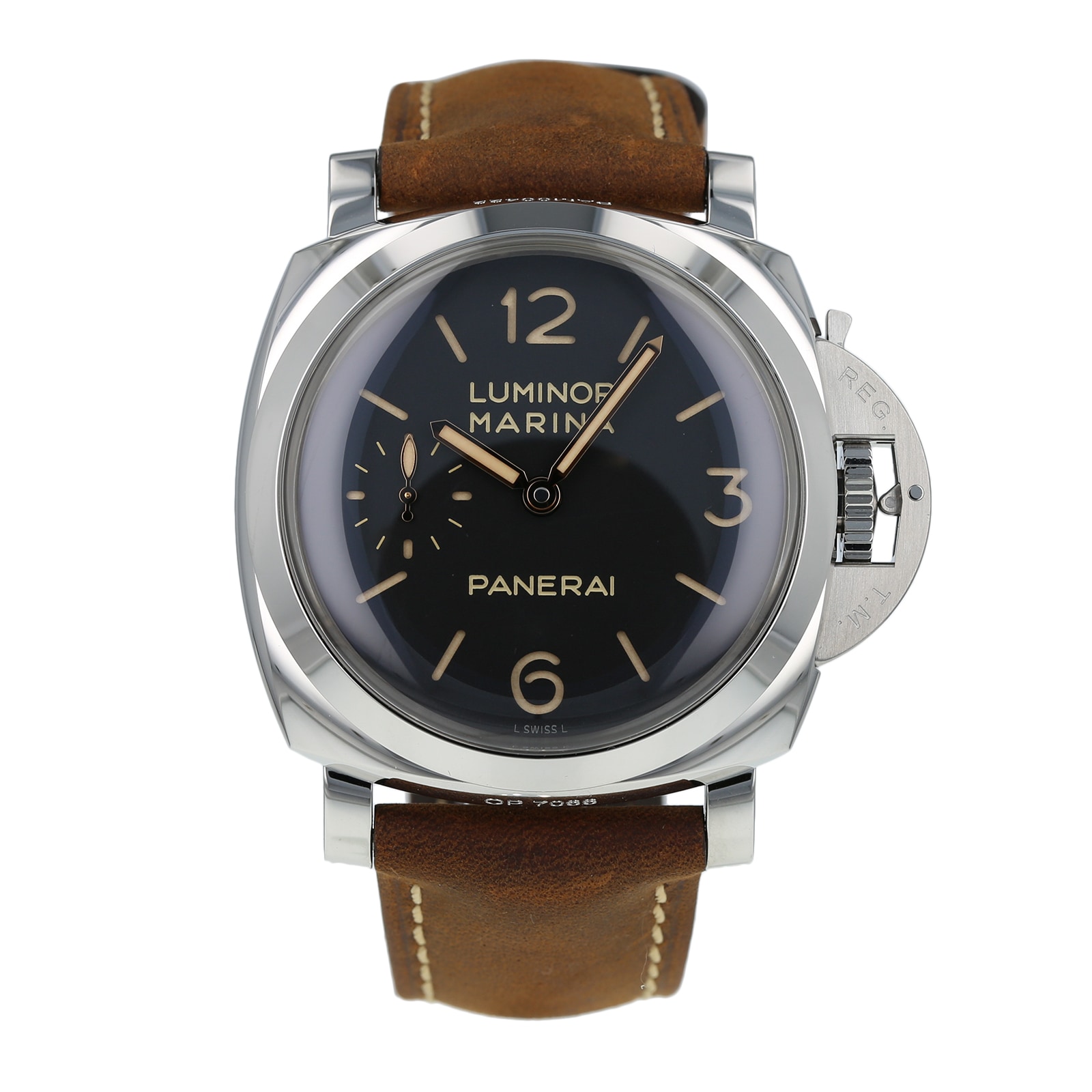 Pre Owned Panerai Pre Owned Panerai Luminor Marina Mens Watch