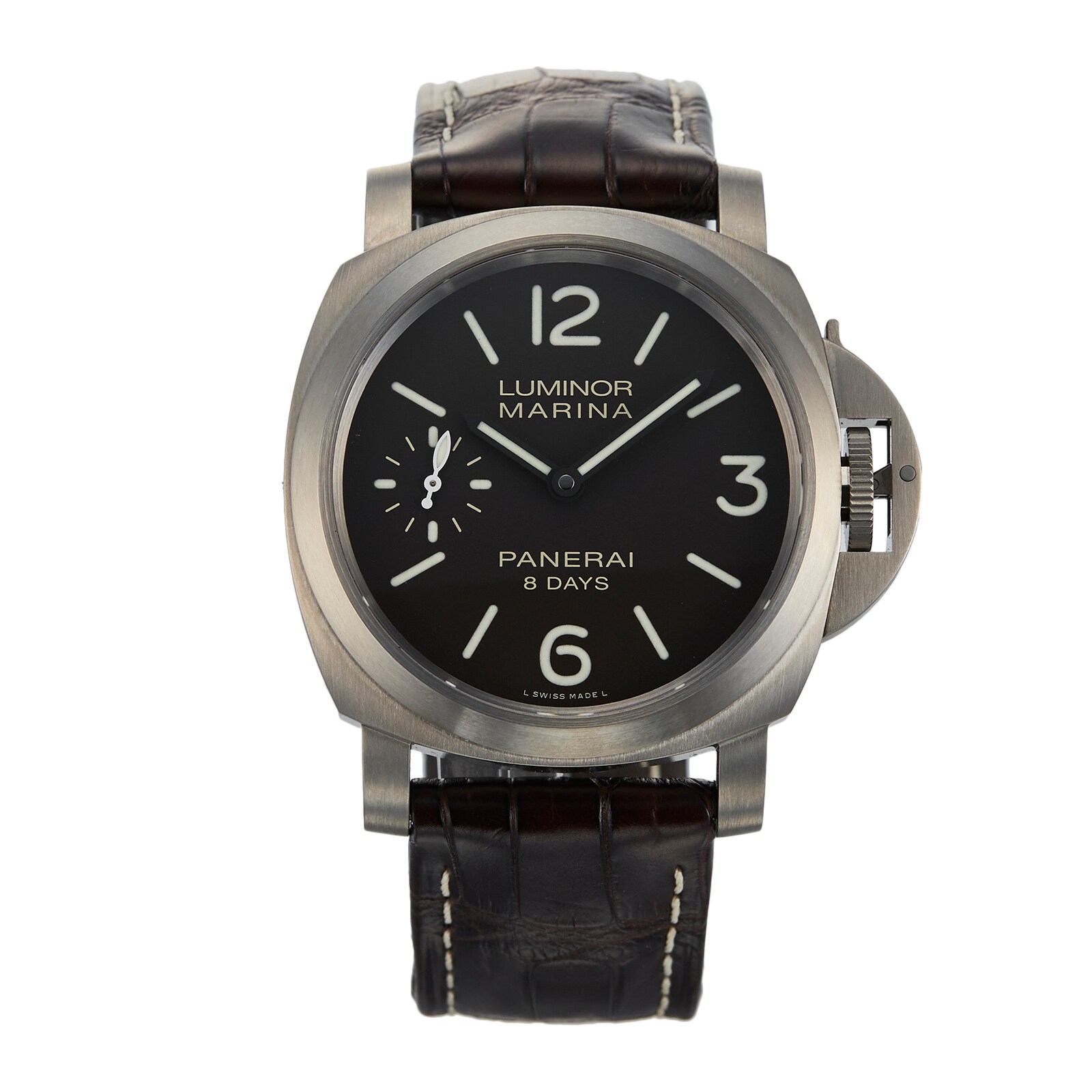 Pre-Owned Panerai Luminor 8 Days Mens Watch PAM00564