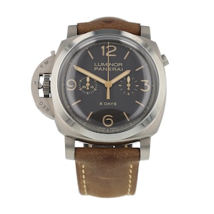 Pre-Owned Panerai Luminor Monopulsante Left-Handed Mens Watch PAM00579