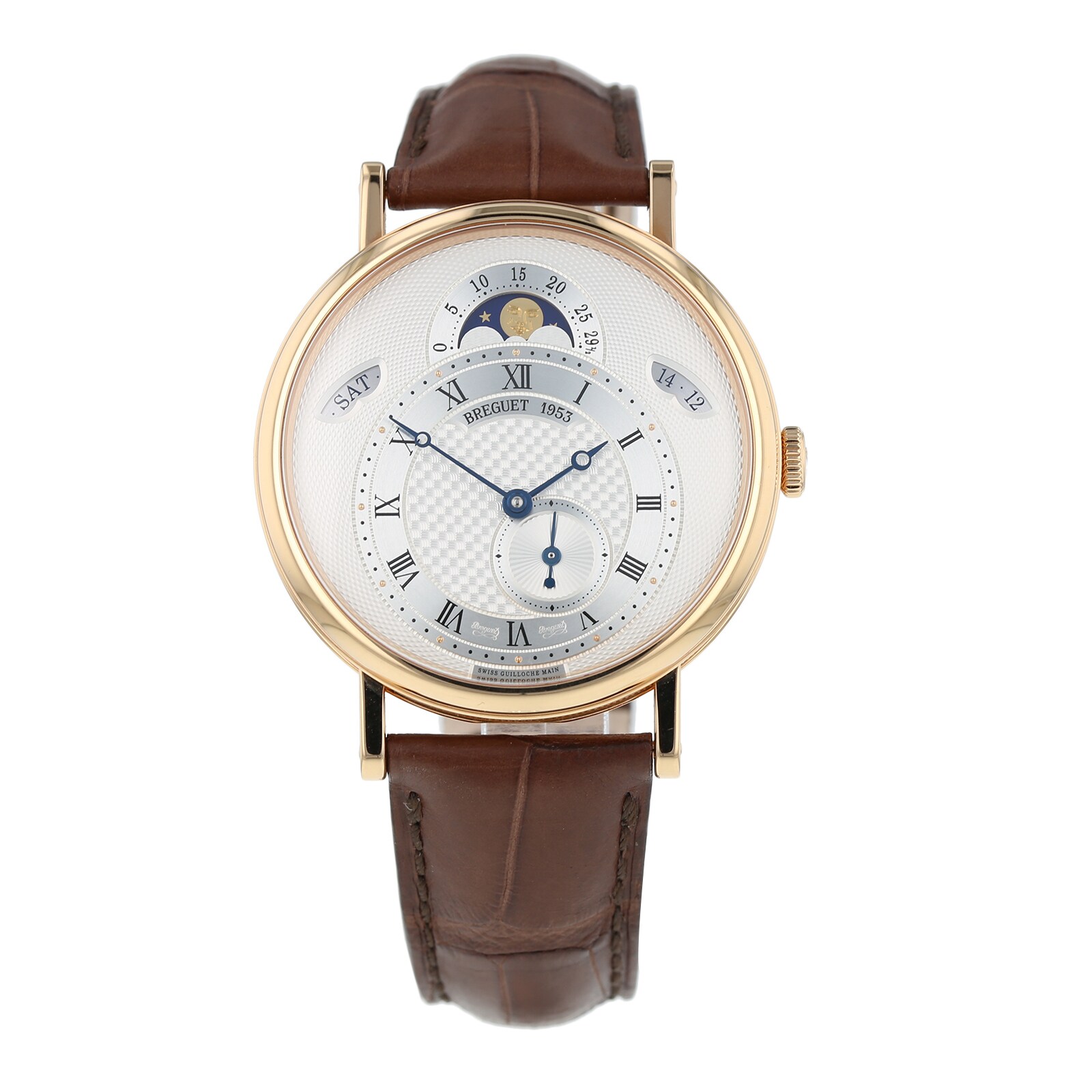 Pre Owned Breguet Classique Day Date Moonphase Mens Watch 7337BR