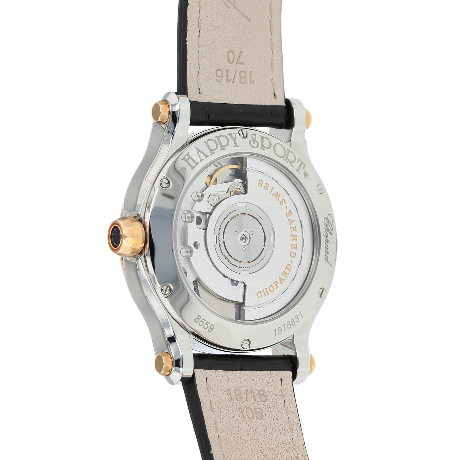 Pre-Owned Chopard Happy Sport 36 Ladies Watch 278559-6006-30