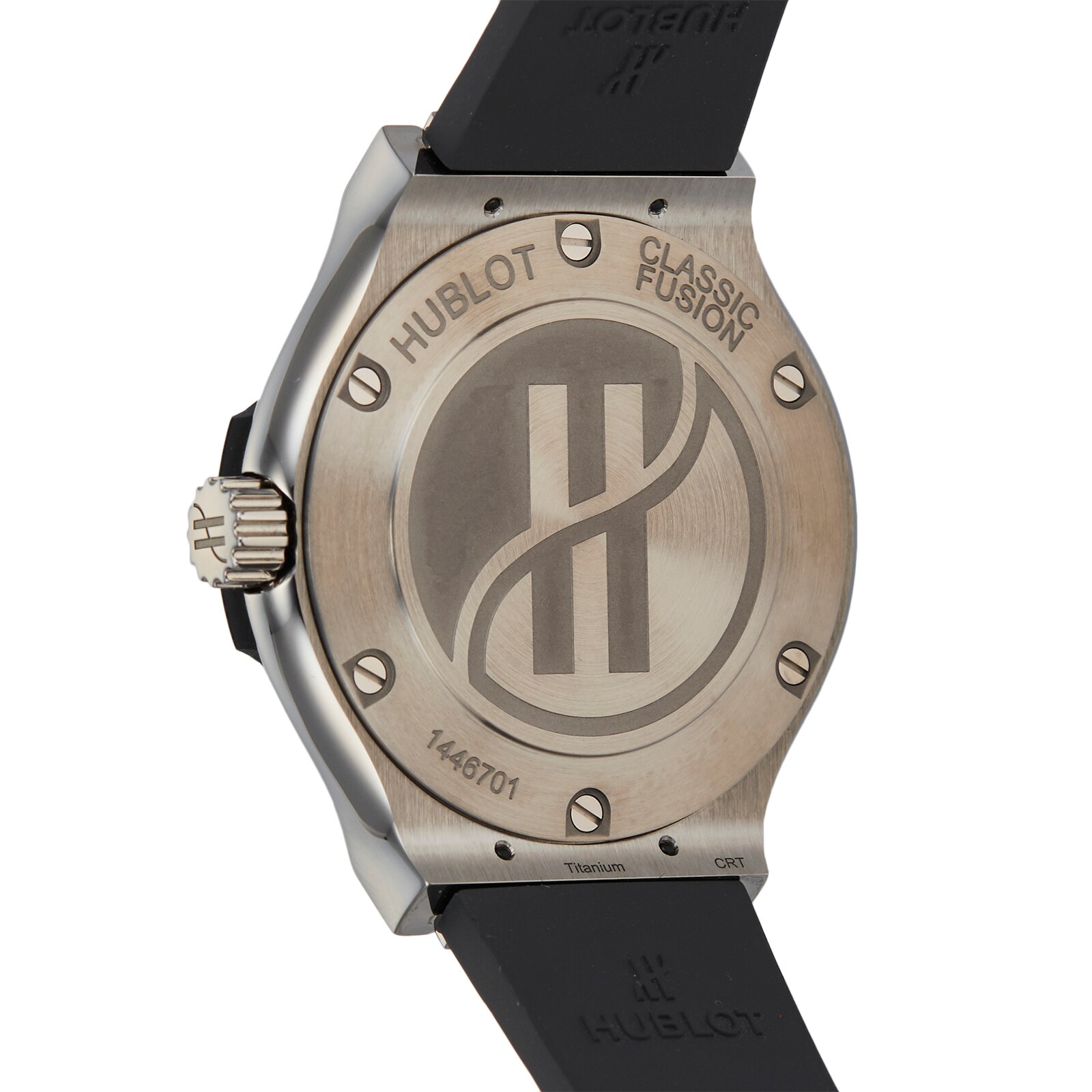 Pre-Owned Hublot Pre-Owned Hublot Classic Fusion Racing Grey Titanium Mens Watch 581.NX.7071.LR.1104