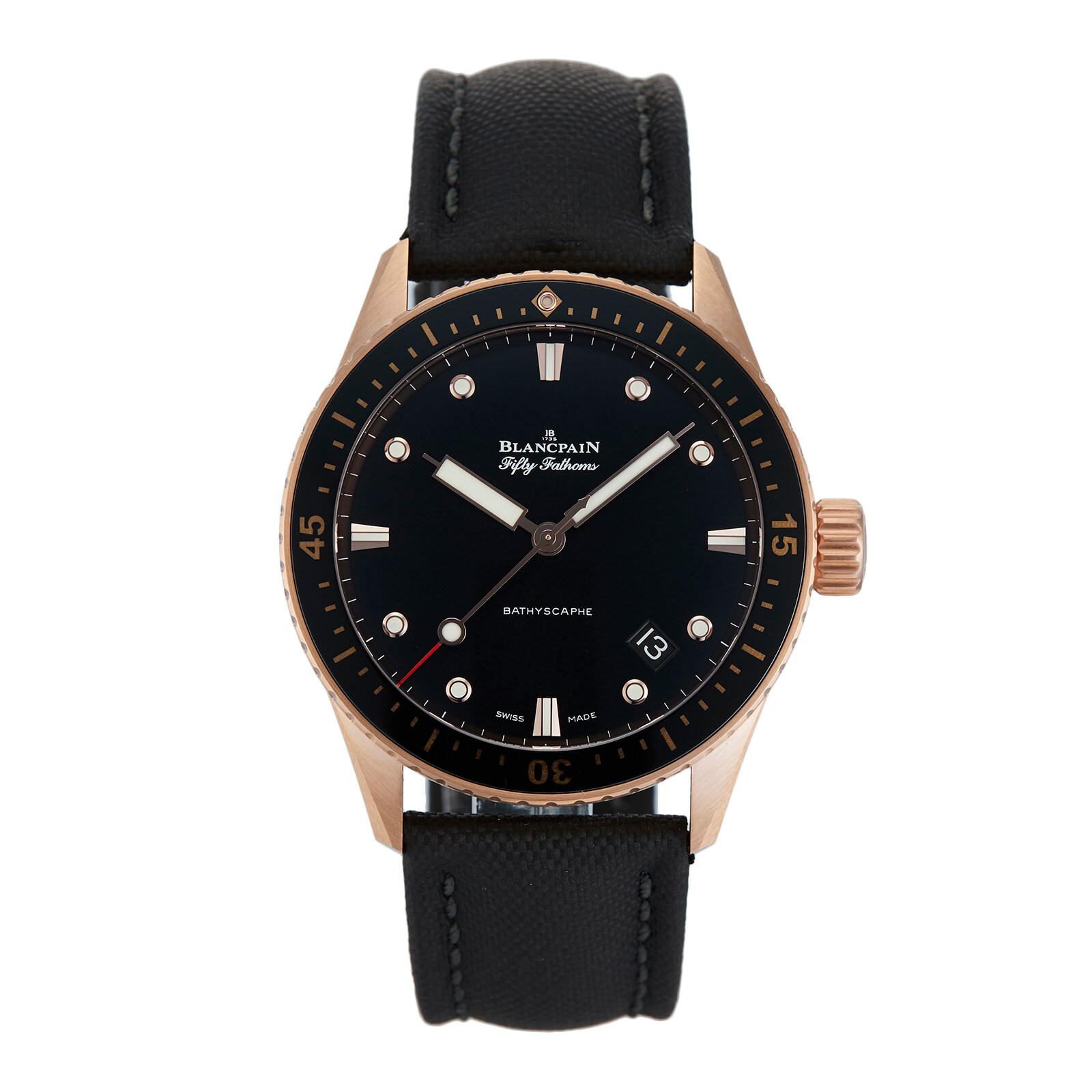 Pre owned discount blancpain fifty fathoms