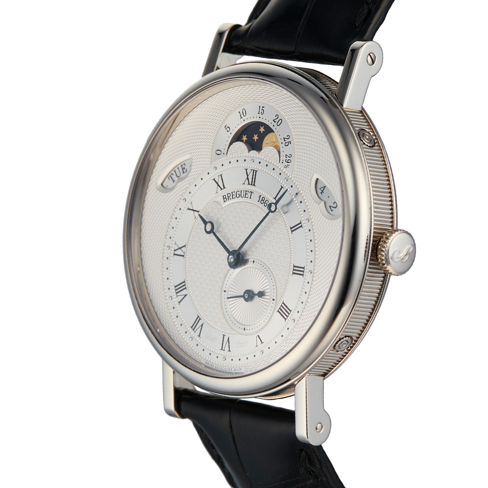 Pre-Owned Breguet Classique Complete Calendar Moonphase Mens Watch 7337BB/1E/9V6