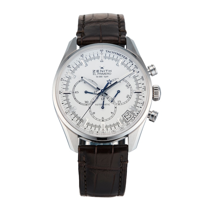 Pre-Owned Zenith Pre-Owned Zenith El Primero 36'000 VPH Mens Watch 03.2080.400/01.C494