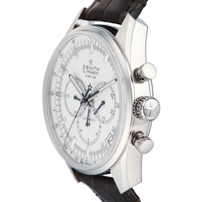 Pre-Owned Zenith Pre-Owned Zenith El Primero 36'000 VPH Mens Watch 03.2080.40001.C494