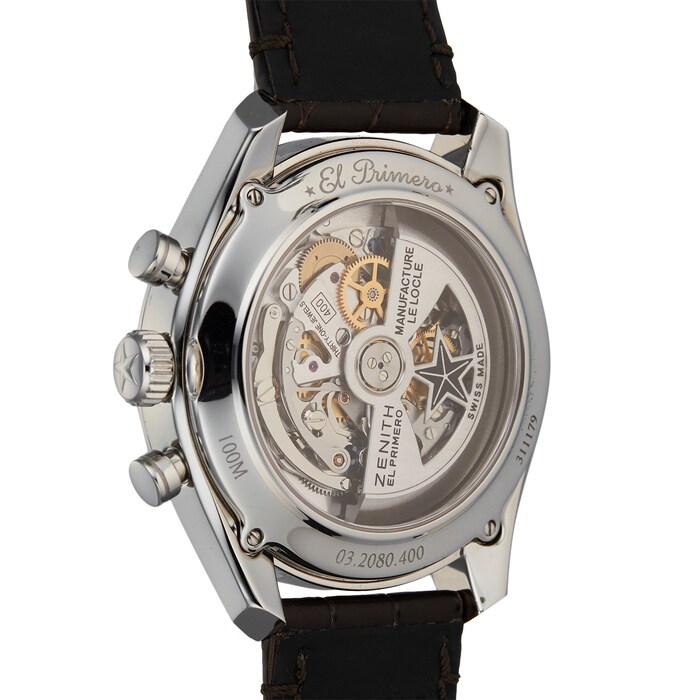 Pre-Owned Zenith Pre-Owned Zenith El Primero 36'000 VPH Mens Watch 03.2080.400/01.C494