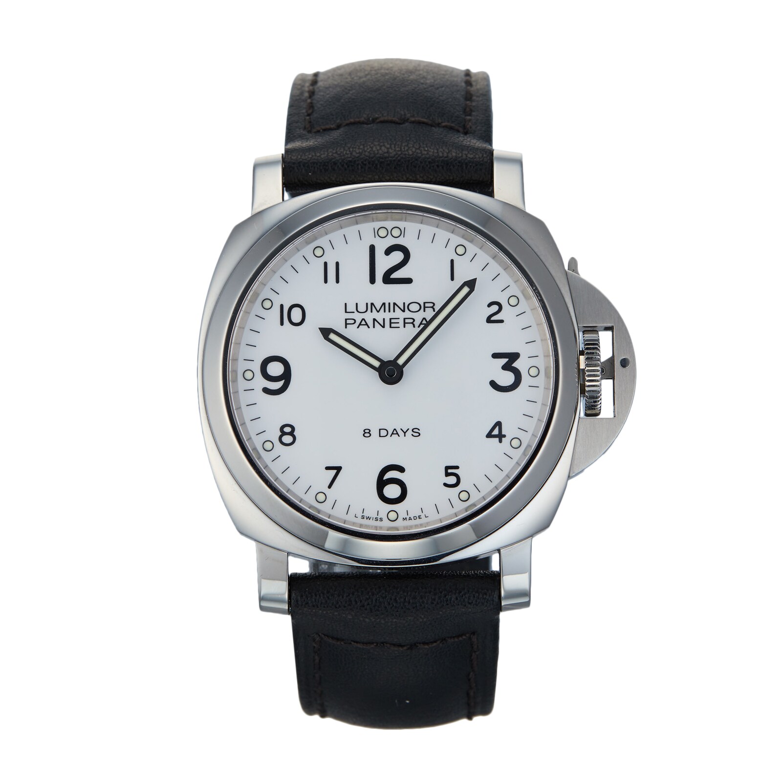 Pre-Owned Panerai Panerai Luminor Base 8 Days Mens Watch PAM00561