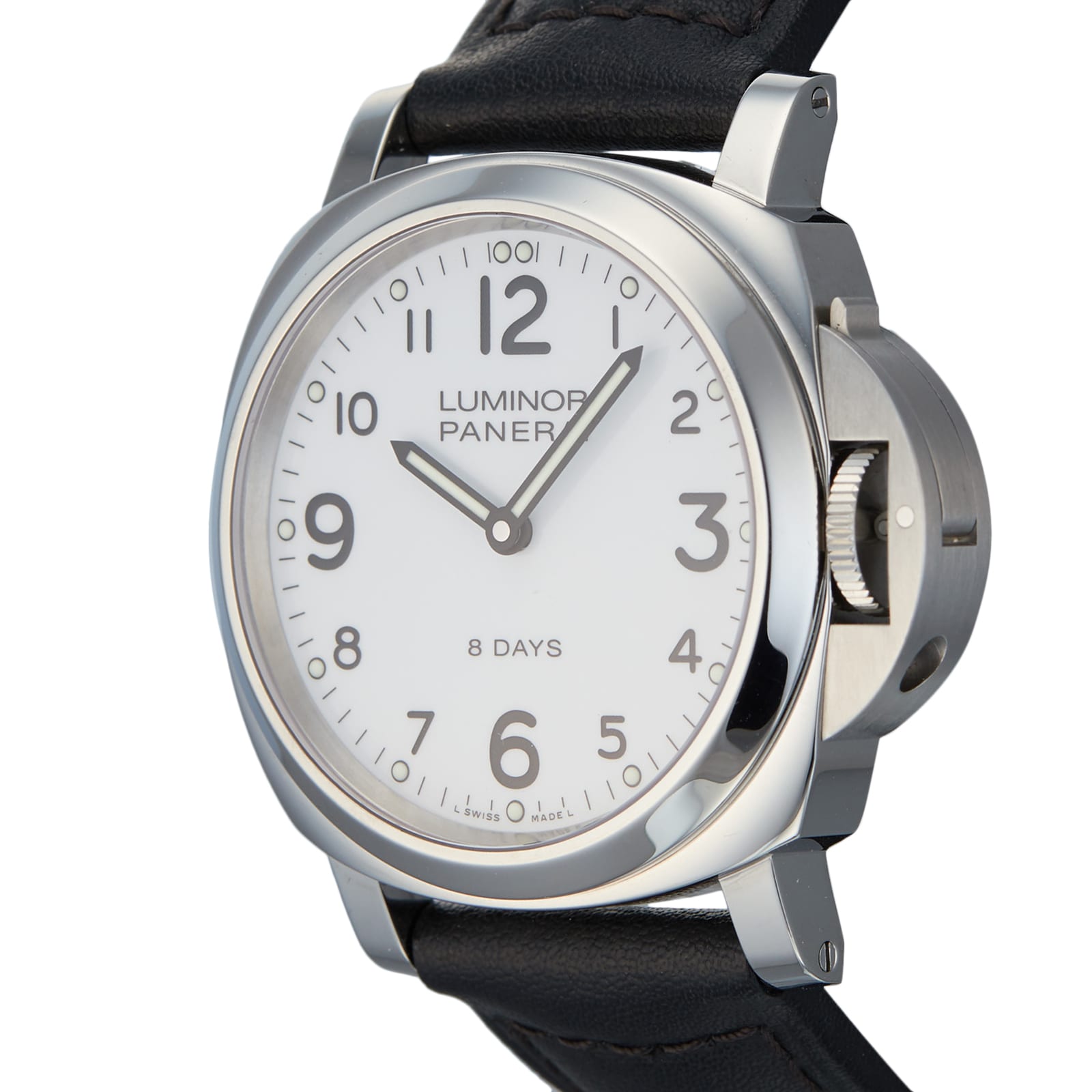 Pre-Owned Panerai Panerai Luminor Base 8 Days Mens Watch PAM00561