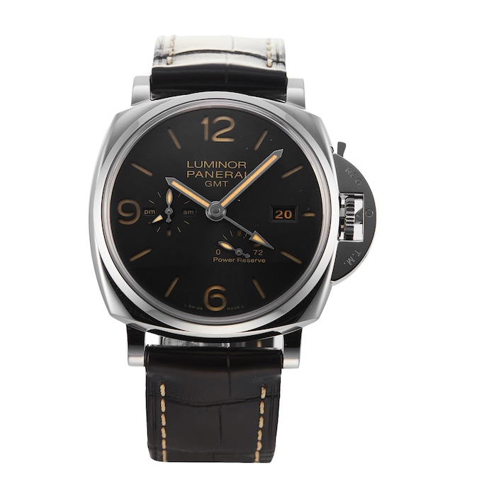 Pre-Owned Panerai Luminor Due GMT Power Reserve Mens Watch