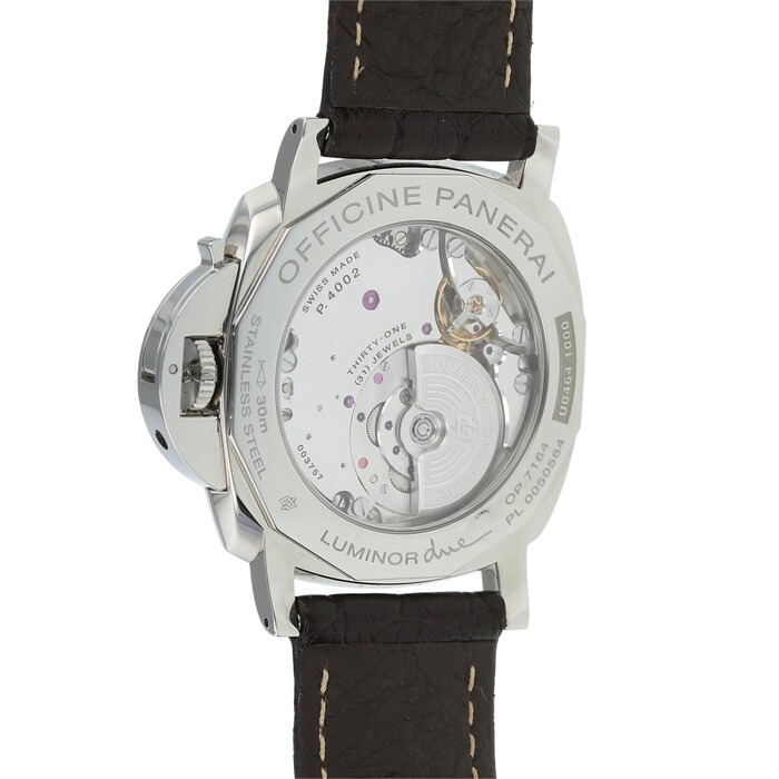 Pre-Owned Panerai Panerai Luminor Due GMT Power Reserve Mens Watch PAM00944