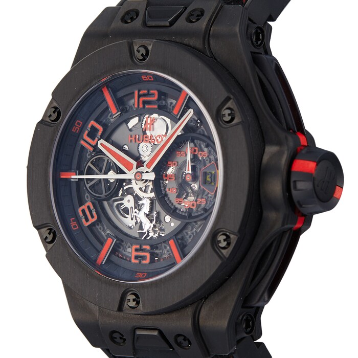 Pre-Owned Hublot Big Bang Ferrari UNICO Carbon Mens Watch