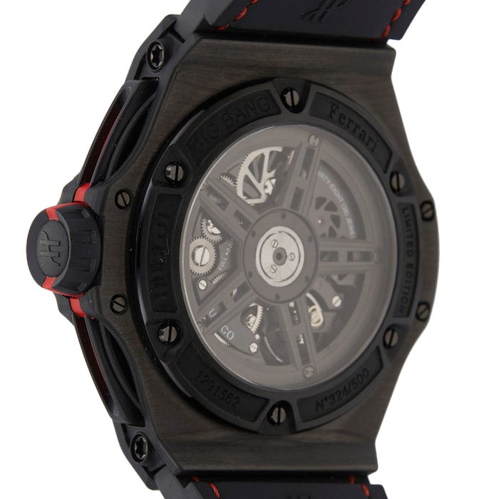 Pre-Owned Hublot Big Bang Ferrari UNICO Carbon Mens Watch