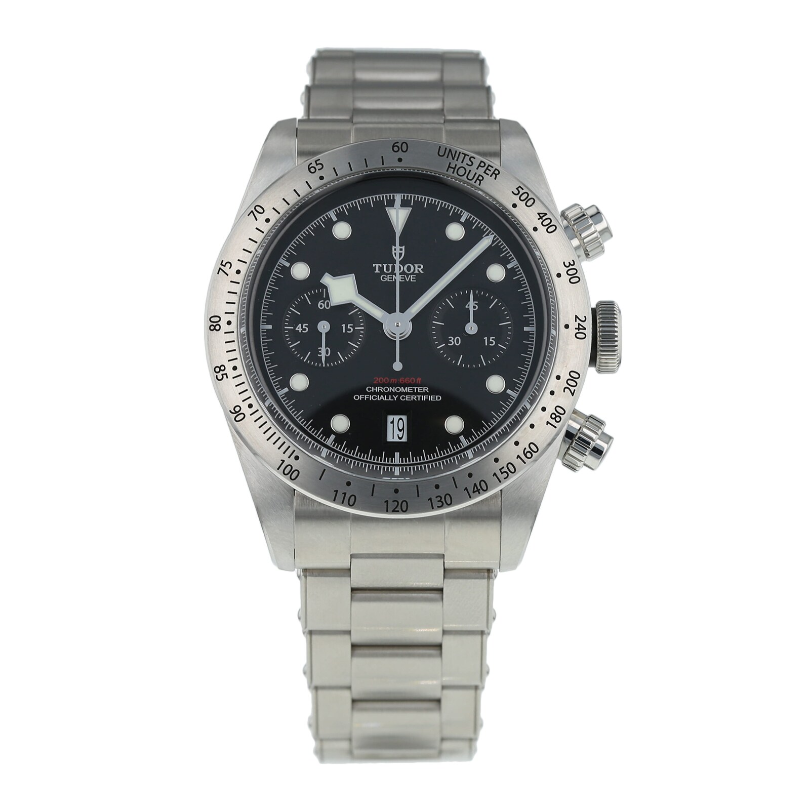 Pre-Owned Tudor Black Bay Chronograph Mens Watch M79350-0001