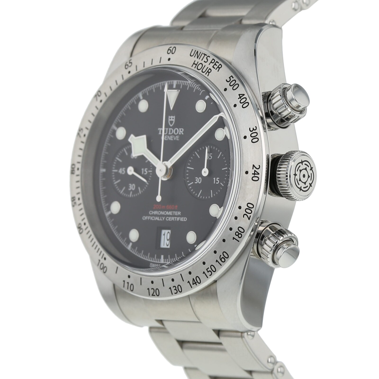 Pre-Owned Tudor Black Bay Chronograph Mens Watch M79350-0001