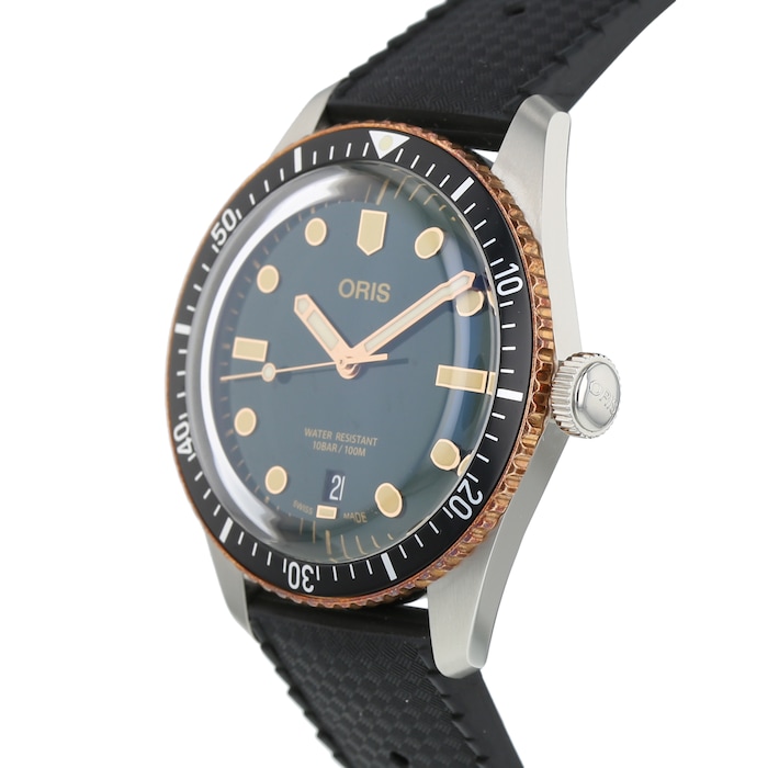Pre-Owned Oris Pre-Owned Oris Divers Sixty-Five Mens Watch 01 733 7707 4357