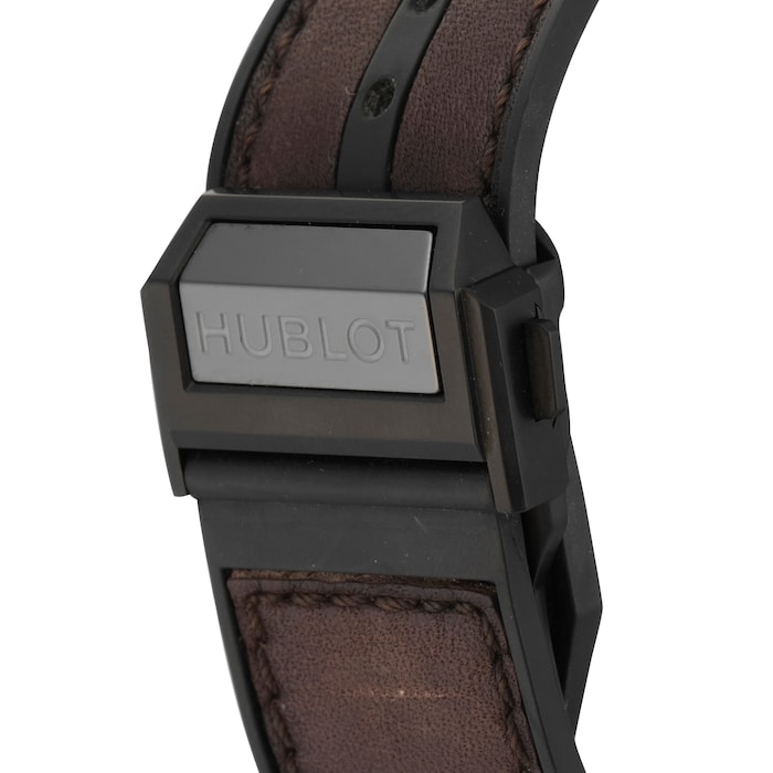 Pre-Owned Hublot Pre-Owned Hublot Big Bang Unico Berluti Cold Brown Mens Watch 411.CI.0500.VR.BER20