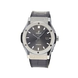 Pre-Owned Hublot Classic Fusion Racing Grey Titanium Mens Watch 542.NX.7071.LR
