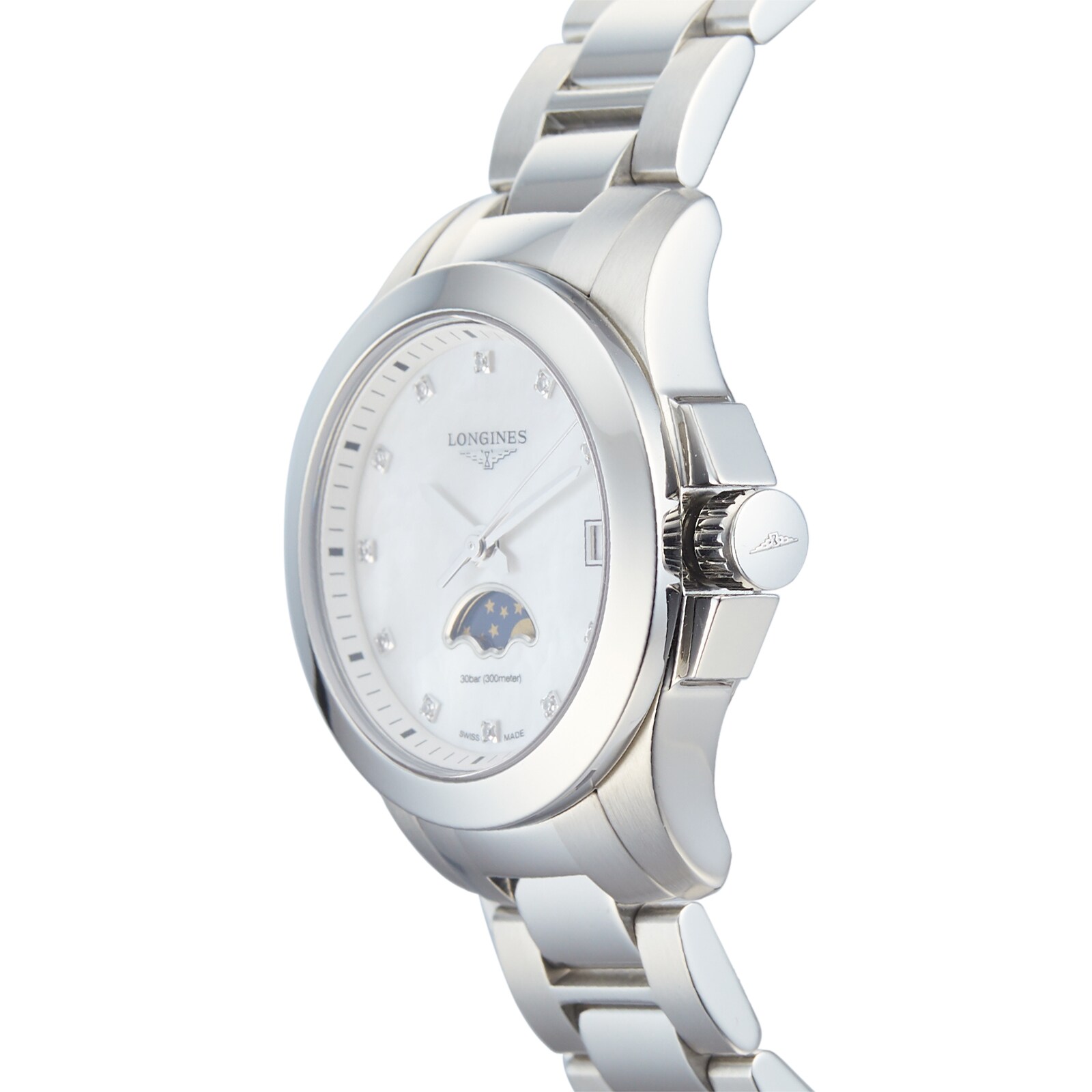 Pre-Owned Longines Conquest Ladies Watch L3.380.4.87.6 Pre-Owned Longines Conquest Ladies Watch L3.380.4.87.6