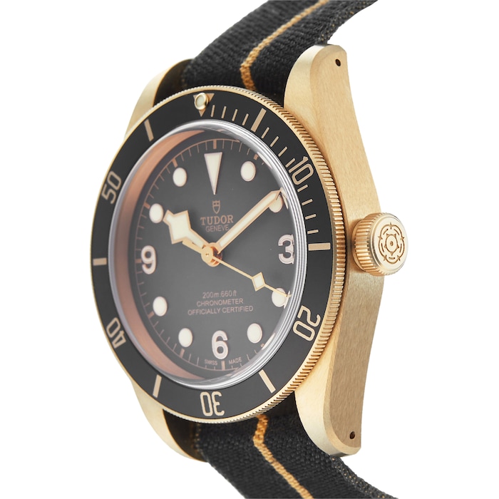 Pre-Owned Tudor Black Bay Bronze Mens Watch M79250BA-0002