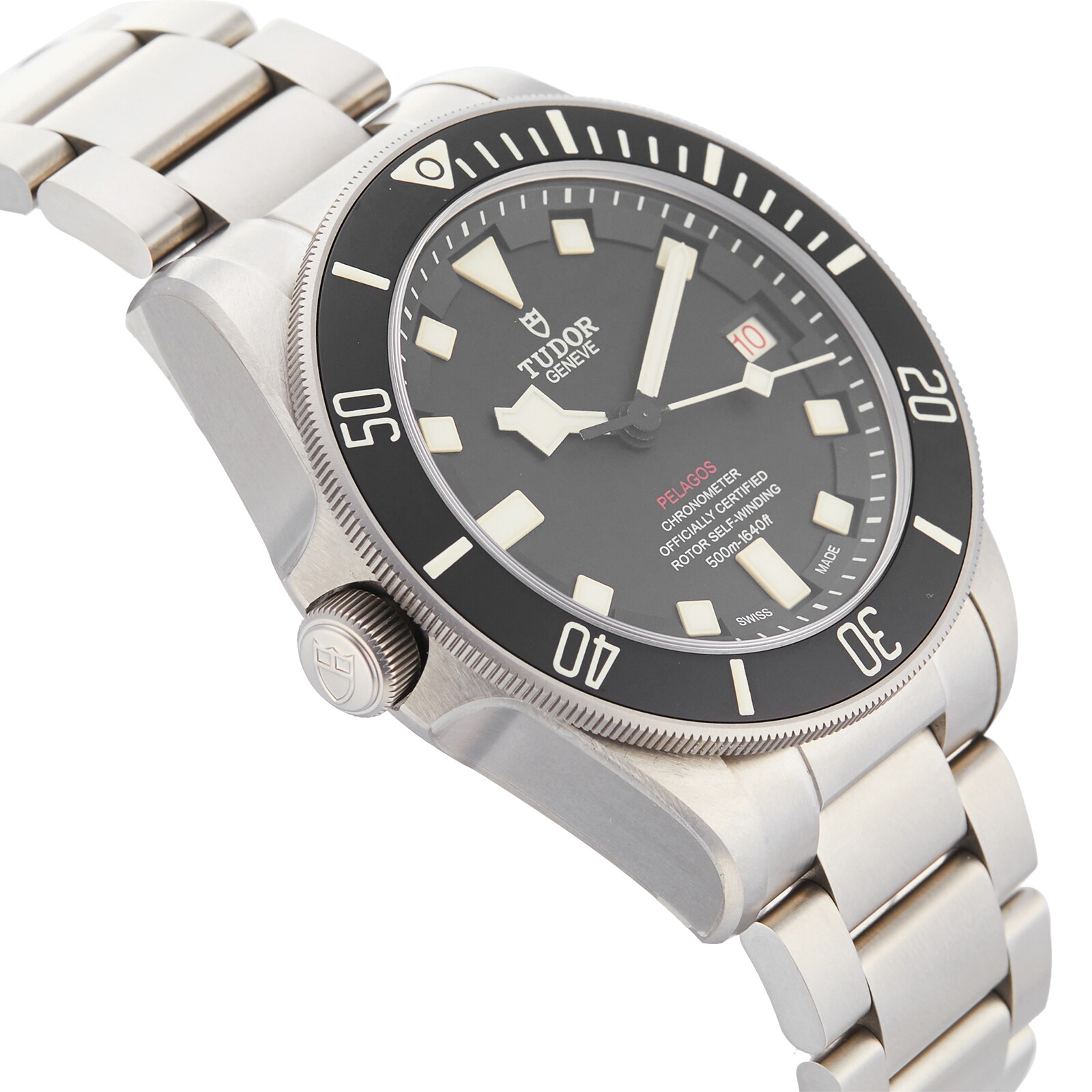 Pre-Owned Tudor Pelagos LHD Mens Watch M25610TNL-0001 Pre-Owned Tudor Pelagos LHD Mens Watch M25610TNL-0001